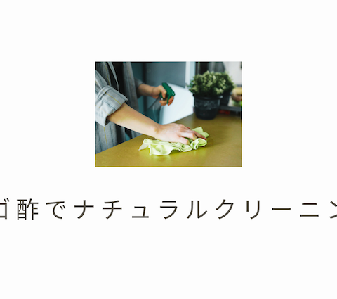 🍎リンゴ酢でナチュラルクリーニング! アイキャッチ画像